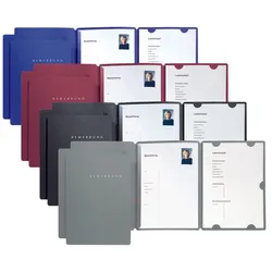 PAGNA Bewerbungsmappen Select DIN A4 blau
