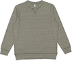 LAT 6935 Vintage Wash Crew T-Shirt in Weathered Military Green size Large   Polyester Blend