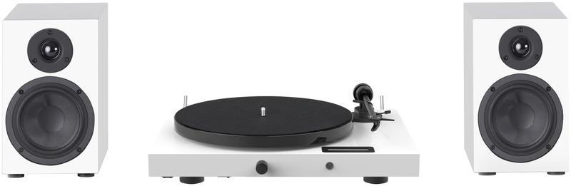 Pro-Ject Juke Box E1 HiFi Set white bianco lucido