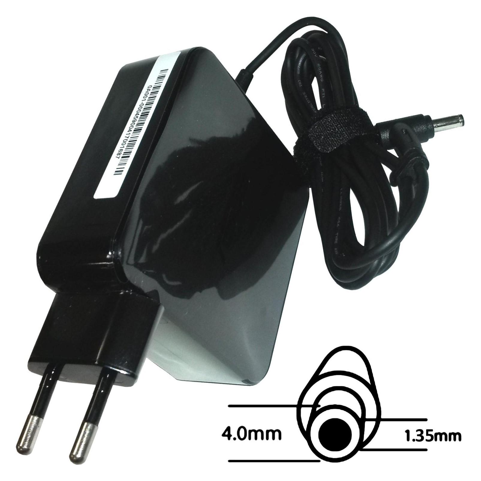 ASUS orig. adaptér 19V(W.M)BK 4PHI s EU plugem (001-00045900) (65 W) (B0A001-00045900)