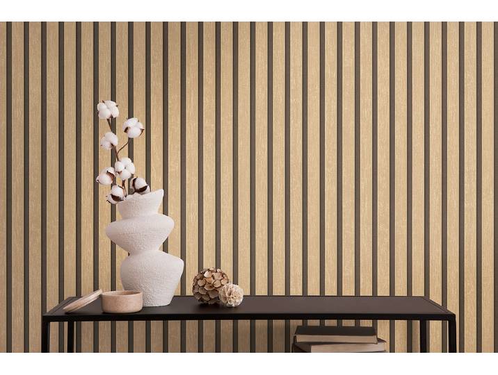 Vliestapete Urban Stripe 53 x 1005 x 0cm Beige