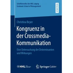 Kongruenz in der Crossmedia-Kommunikation, Fachbücher von Christina Beyer