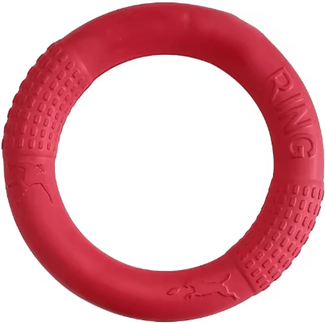 Inspire Picks Interactive EVA Dog Flying Disc & Floating Training Ring Toy red 18cm