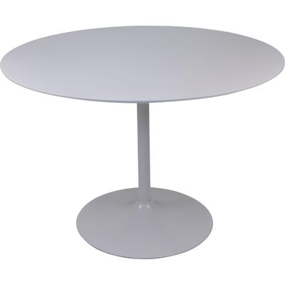 Bistrotisch SALESFEVER "Runder Tisch im charmanten Stil", weiß (weiß, weiß, weiß), B:110cm H:75cm T:110cm, Tische, Exklusives Design in Hochglanz-Lackierung