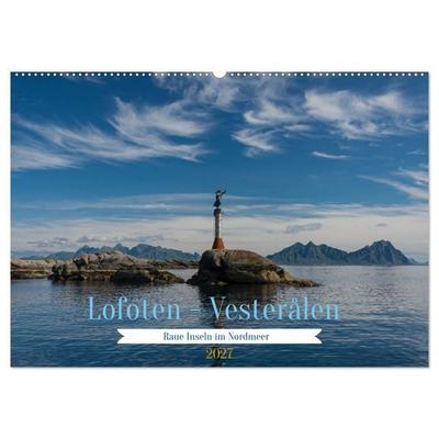Lofoten Vesterålen (Wandkalender 2027 DIN A2 quer), CALVENDO Monatskalender