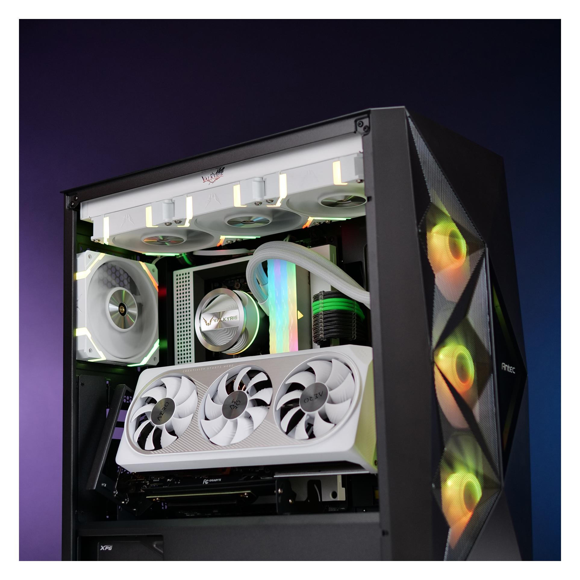 Valkyrie Wentylator X12 ARGB Biały (120 mm, 1x) (VK-FANX12FW)