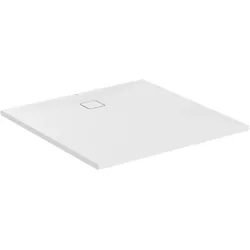 Ideal Standard Quadrat-Brausewanne Ultra Flat Evo, Seidenweiß, 1200x1200x35 mm, bodengleicher Einbau möglich