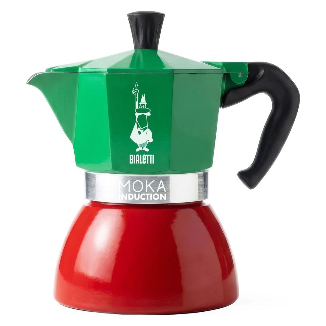 Bialetti Espressokocher New Moka, Italia, 4 Tassen (4 Tassen) (0007403)