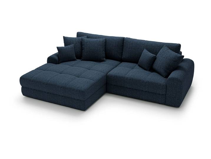 Ecksofa LORSON Stoff marine