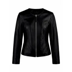 Lederjacke St. Emile schwarz, 48