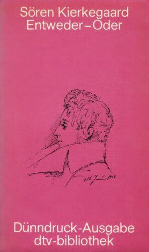 Søren Kierkegaard - Entweder - Oder - Preis vom 14.10.2026 23:07:16 h