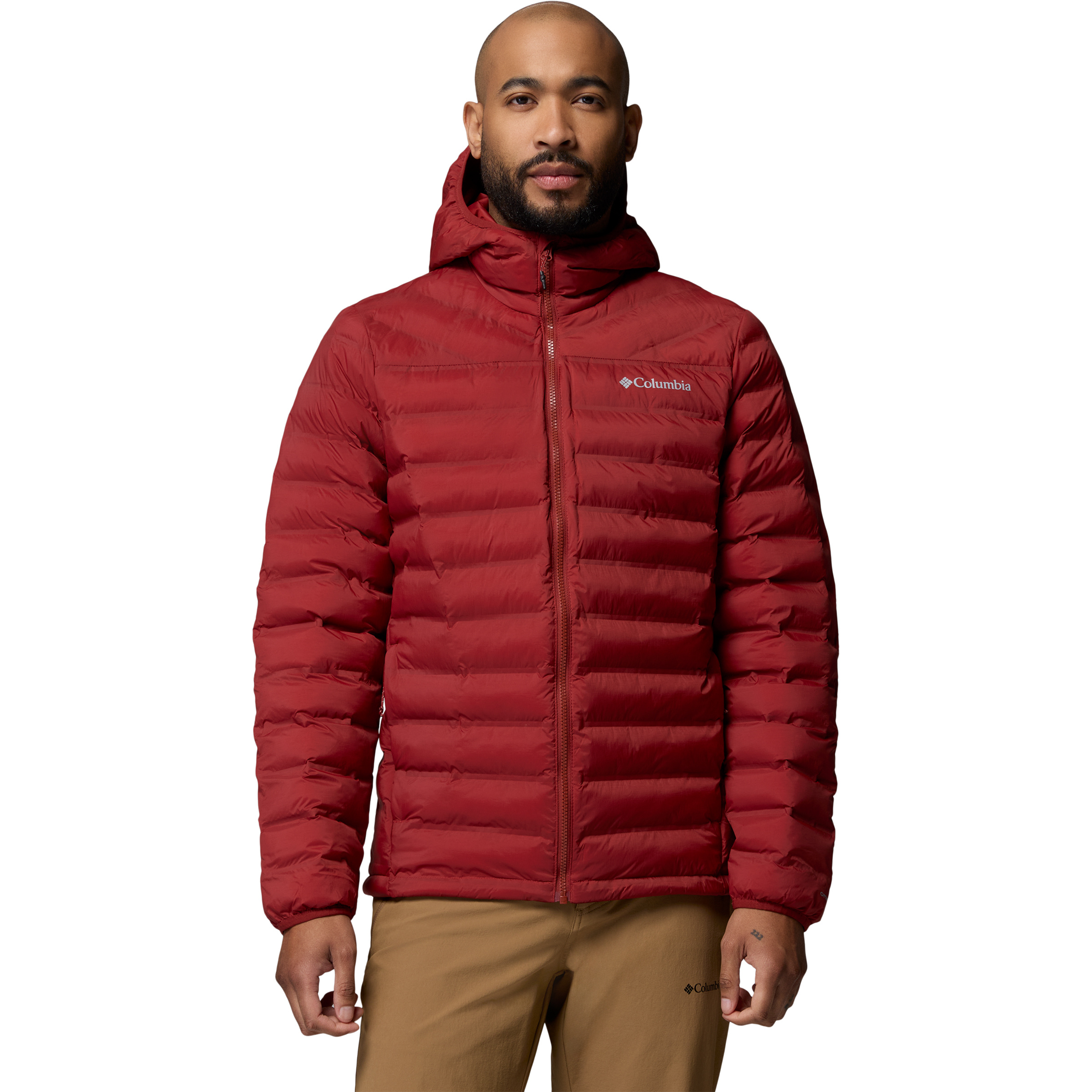 Columbia Terwilliger Trail Heat Seal Herren Kunstfaserjacke rot Größe M Trekking Wasserabweisend