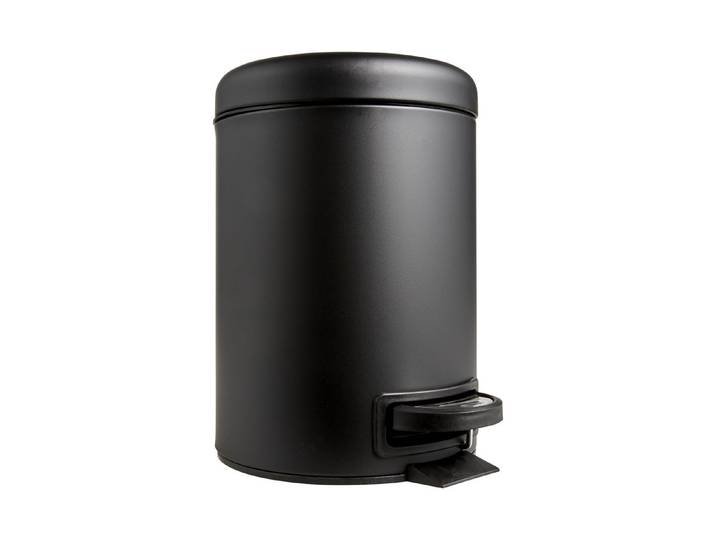 Wenko Treteimer Leman Schwarz 25 × 17 × 22.5 3 l