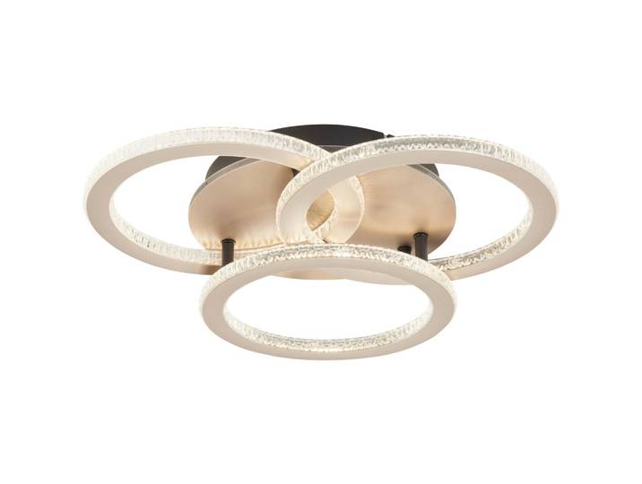 LED-Deckenleuchte Zupä Champagnerfarben max. 40 Watt Deckenlampe