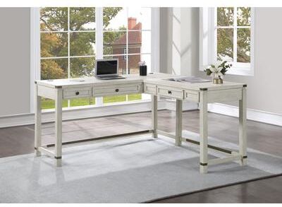 Office Star Products OSP Baton Rouge L-Shape Desk with Drawers