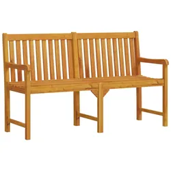 vidaXL Gartenbank 150 cm Massivholz Akazie
