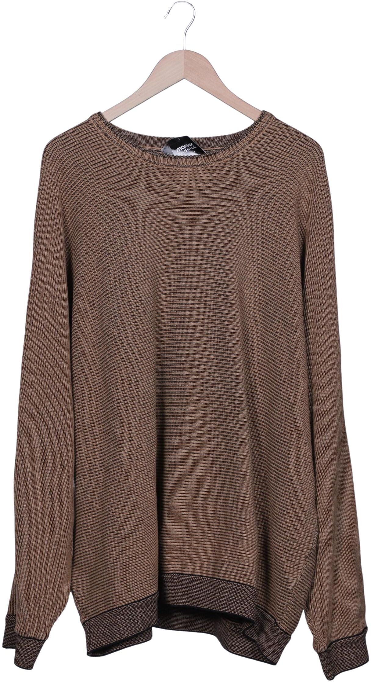 Carlo Colucci Herren Pullover, Braun, Gr. EU 64, Baumwolle / Synthetik - Second Hand