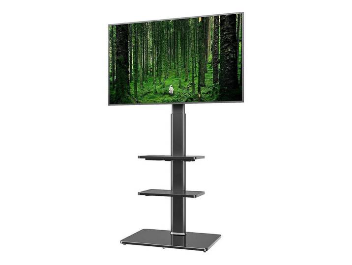 LuxusKollektion TV-Ständer TV Standfuß höhenverstellbar Halter 19 42 Zoll schwarz Large