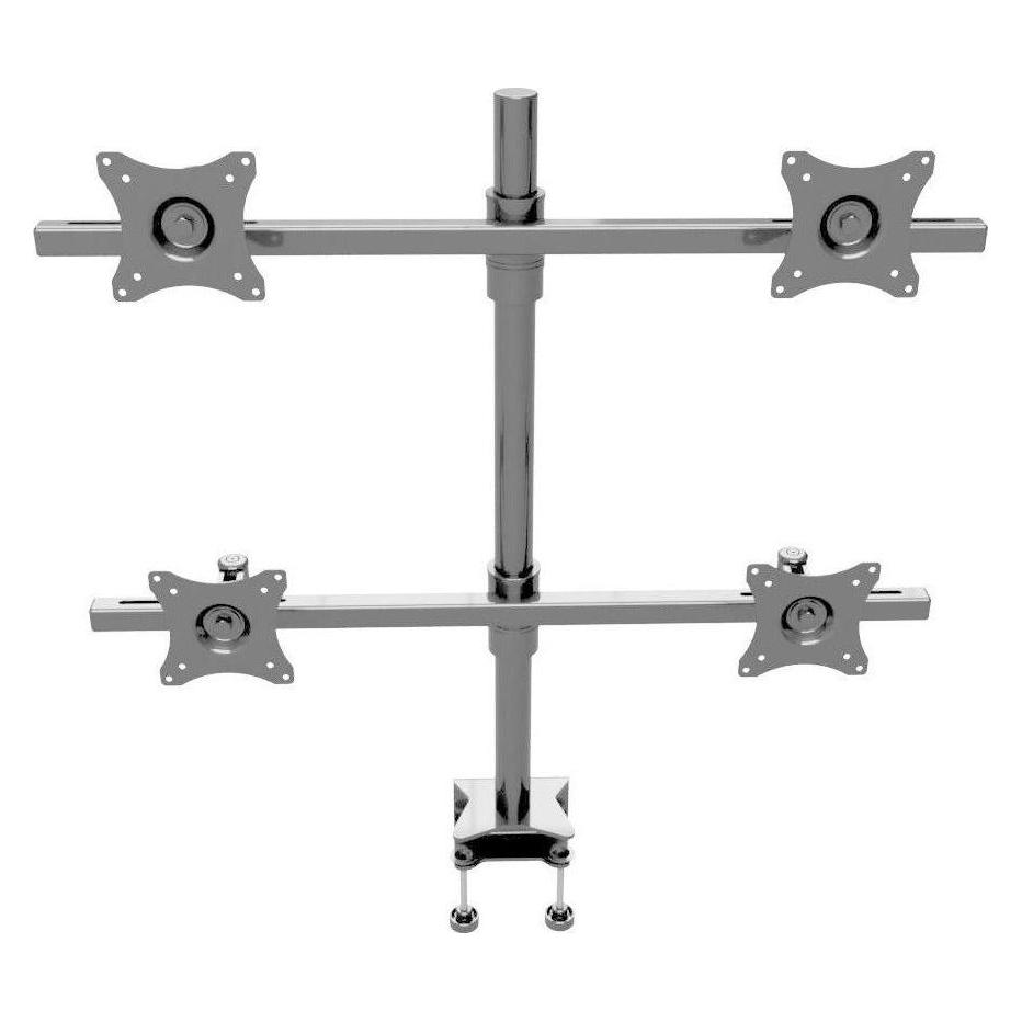 edbak LCD Tischhalterung für 4x 19"-27" (Tisch, 27", 10 kg) (SV07)