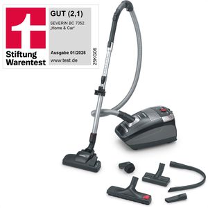 Severin Staubsauger Home & Car, BC 7052, mit Beutel & Kabel, 850 Watt
