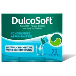 DulcoSoft Pulver - Abführmittel bei Verstopfung mit Macrogol 20X10 g
