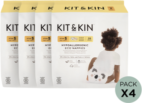 Kit&Kin Pack Hypoallergenic Eco Nappies 11kg+ T5