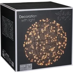LED-Kugel Ø25cm - schwarz