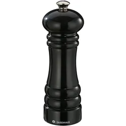 Amefa Salzmühle "Berlin" 18 cm schwarz glänzend, Pfeffermühle + Salzmühle, Schwarz