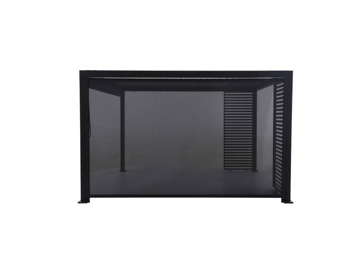 Gardenson Pergola-Rollo, Anthrazit, Metall, 371x231.5x9 cm, Sonnenschutz, Pavillons