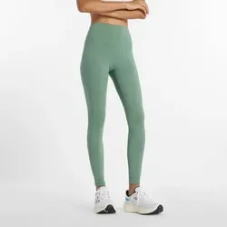 NEW BALANCE Damen Tights NB Sleek High Rise Legging 27", Größe S in Grün 51237