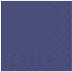 DUNI Zelltuch Serviette 33x33 cm 1/4F. dunkelblau