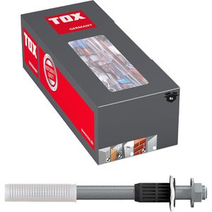 Tox Dübel 084100154, Thermo Proof Plus M16, 16 x 400mm, Abstandsmontagesystem, 24-teilig