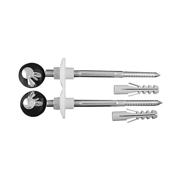 Duravit Befestigung 0065001000 verchromt, für Wand-WC und Wand-Bidet