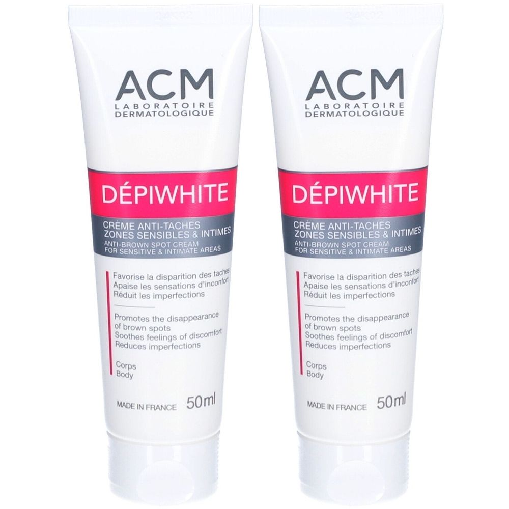 Dépiwhite Crème Antitaches Zones Sensibles & Intimes - anti-taches zones sensibles e 2x50 ml Hautcreme