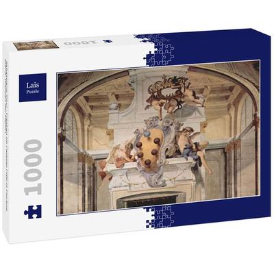 Lais Puzzle Sebastiano Ricci - Fresken im Palazzo Pitti in Florenz, Szene: Wappen der Medici 1000 Teile