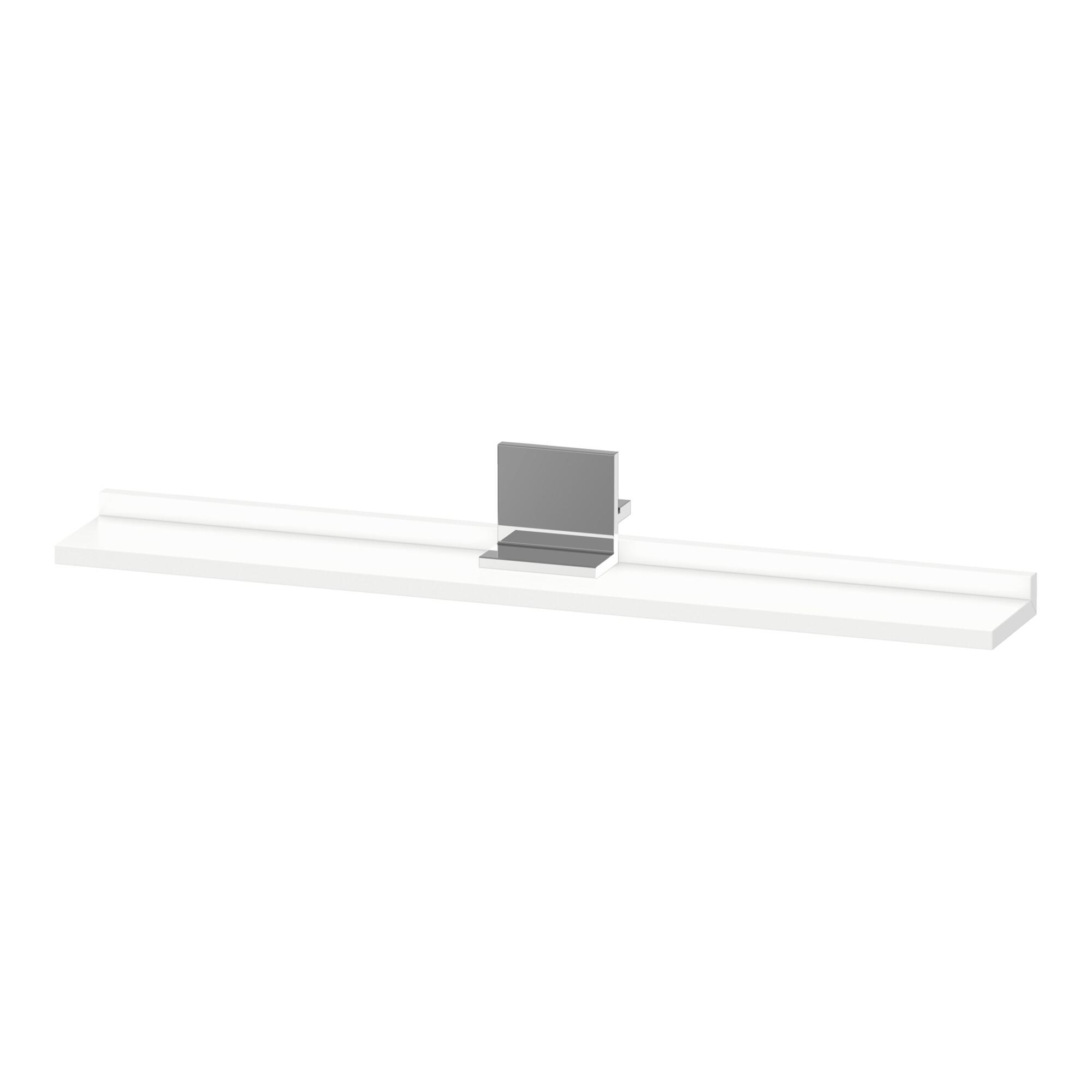 Duravit Spiegel-Ablage Sivida 85x65x3,6cm, Weiß Matt, montiert, chrom (SV7432010180000)
