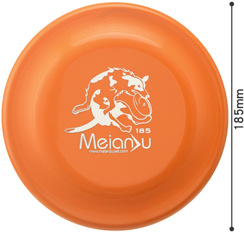 The Handy Homestead Dog Flying Disc Puppy Training Frisbee For Golden Retrievers And Border Collies orange