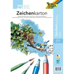 Zeichenkarton, 200 g/m2, DIN A3, holz- und chlorfrei, hochweiß
