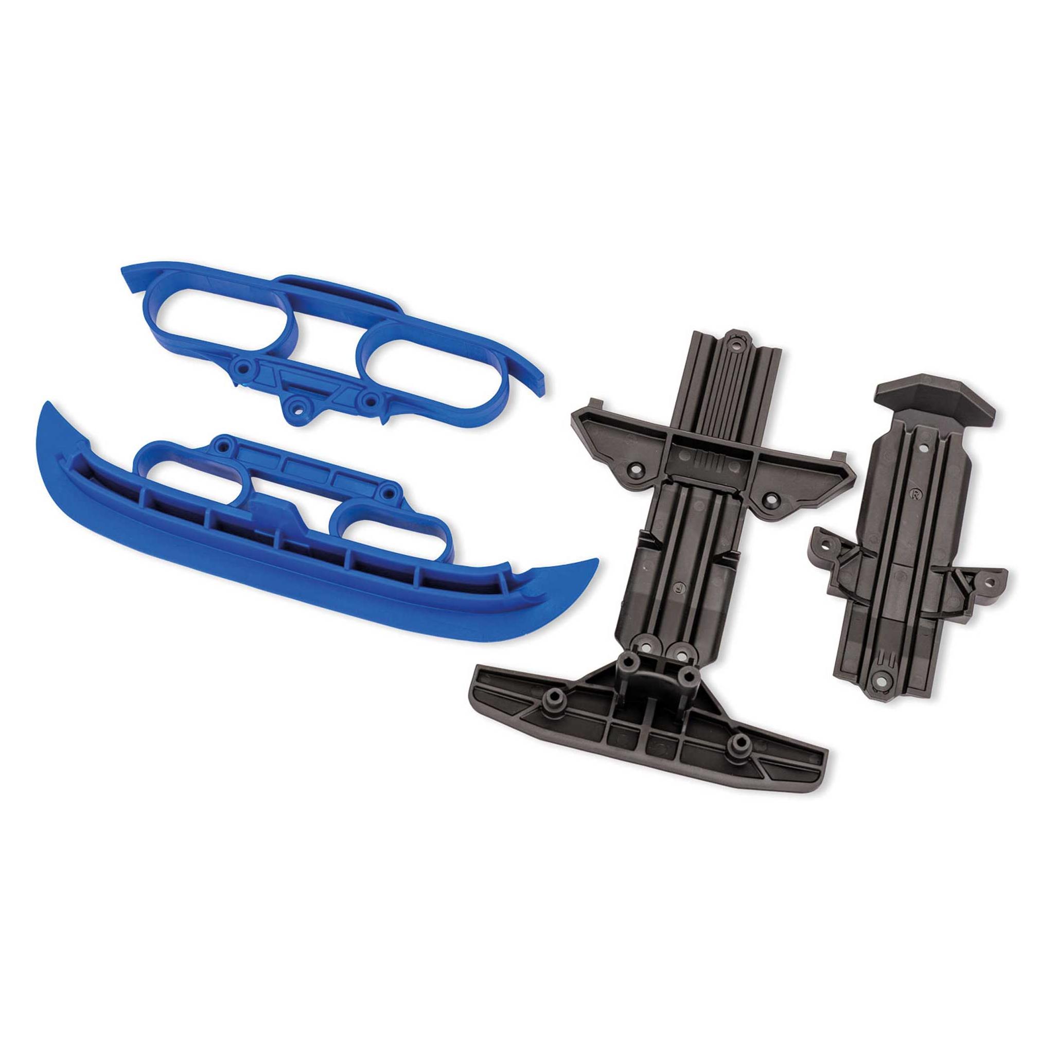 Traxxas Bumper schwarz + Skid-Platten (TRX10837-BLK)