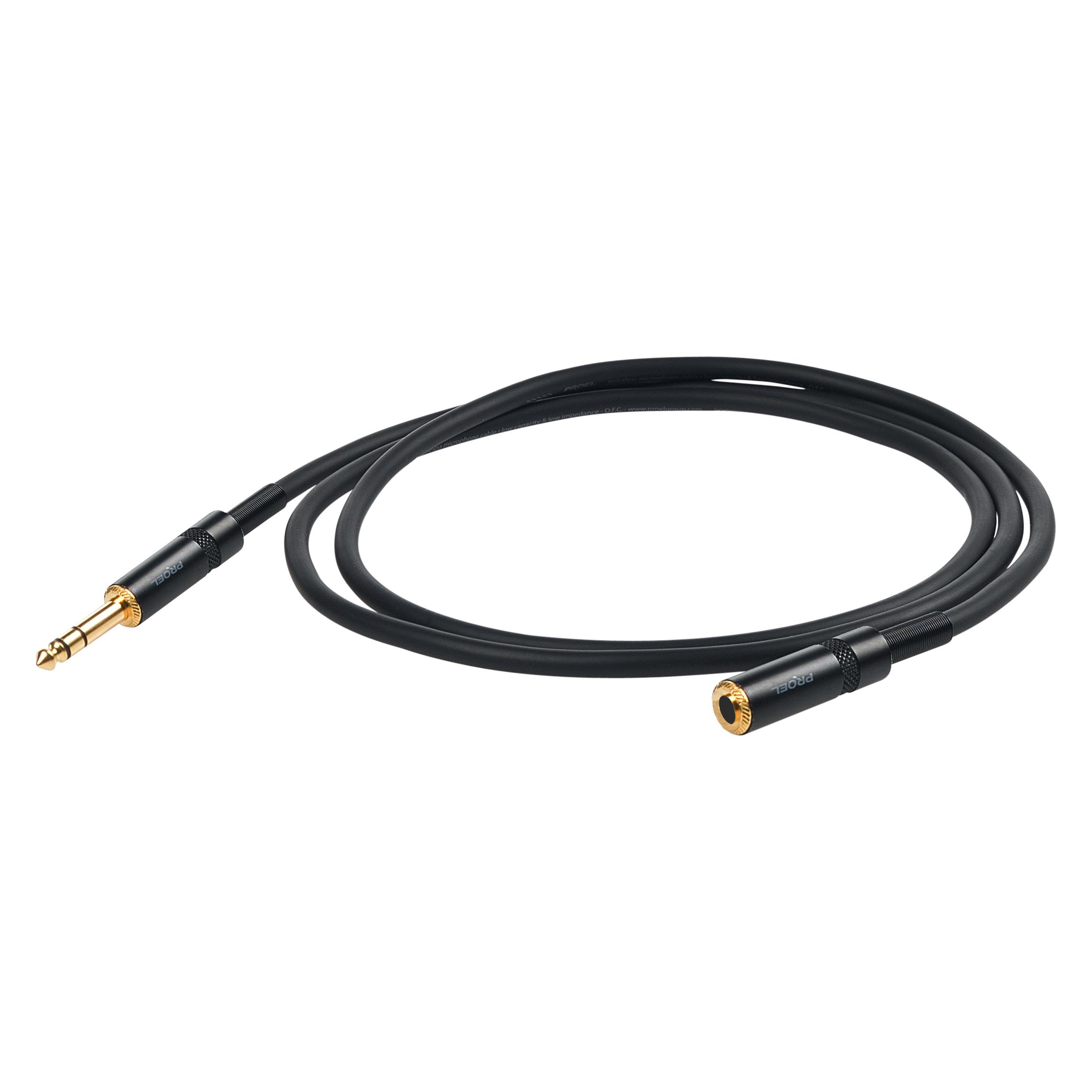 Proel Verlängerungskabel (5 m, 6.3mm Klinkenkabel) (PR CHLP190LU5)
