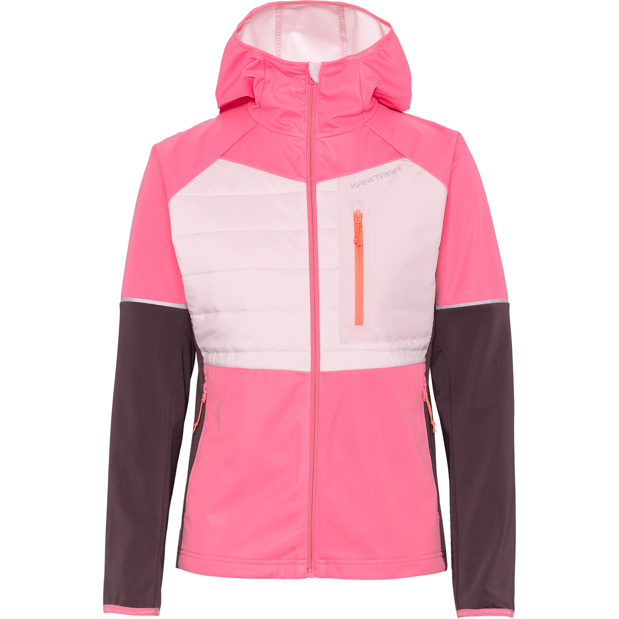 Kari Traa Nia Damen Isolationsjacke rosa Größe M Trekking Elastisch