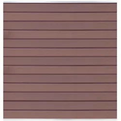 T&J  WOLLBACH-Serie,  WPC-Steckzaun-Set  ca.  175  x  180  cm,  MOKKA