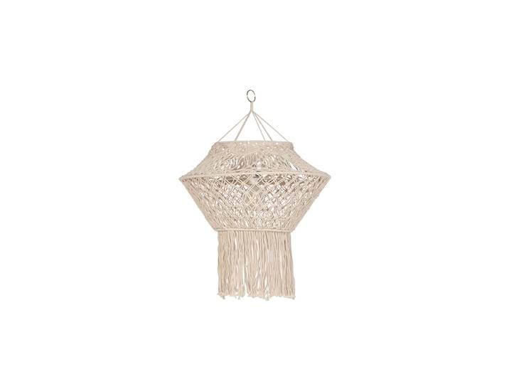 Abat-jour en macramé naturel 90 cm