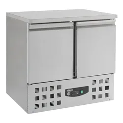 CombiSteel Gastro Tiefkühltisch Gefrierschrank Tiefkühlschrank, 2 Türen, 943x700x855mm