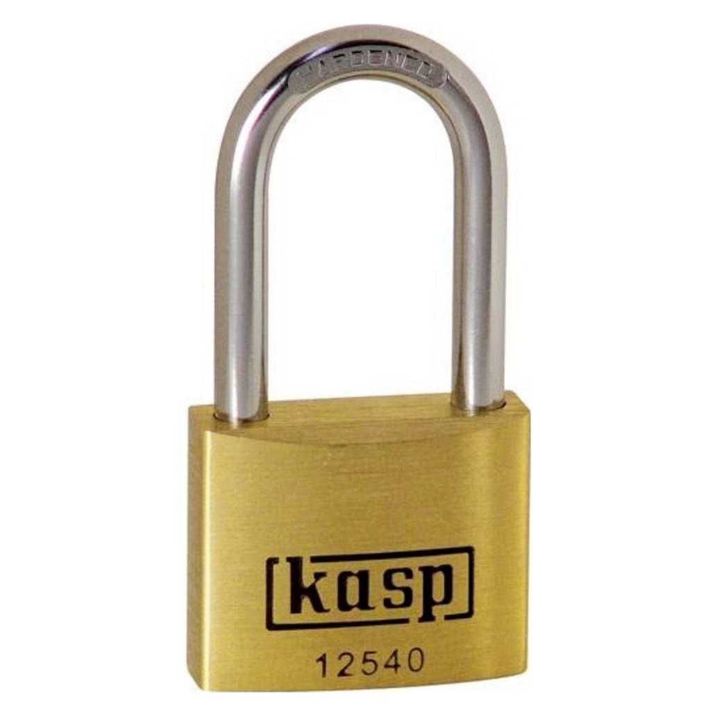 Kasp Messingschloss Premium, 40 mm, hoher Bügel (K12540L40D)