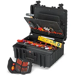 Knipex Werkzeugkoffer "Robust34" Elektro - 10kg - 26-teilig - bestückt