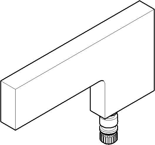 Dornbracht Griff - 092068001-00 chrom