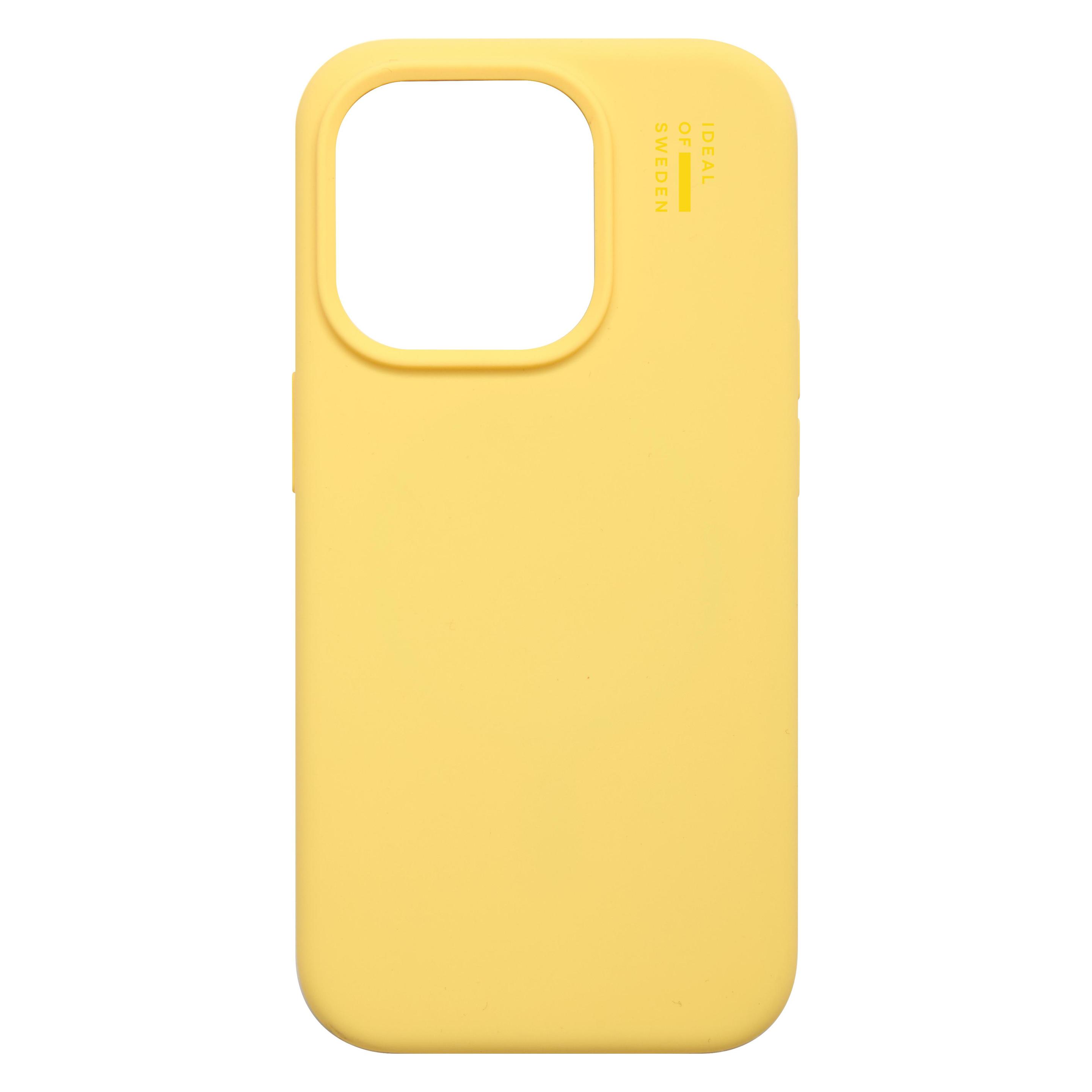 iDeal Of Sweden Designer Magsafe Silicone-Cover Soft Lemon (Apple iPhone 13, Apple iPhone 14, Apple iPhone 15, Apple iPhone 16e) (IDSICMS-I2361S-516)