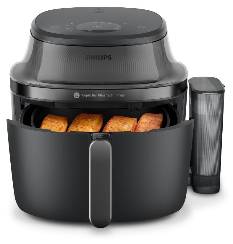 Philips Steam Airfryer 5000 Serie, 7,2 L, Heißluftfritteuse, Schwarz