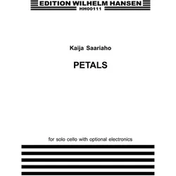 Petals for solo cello with optional electronics, Fachbücher von Kaija Saariaho